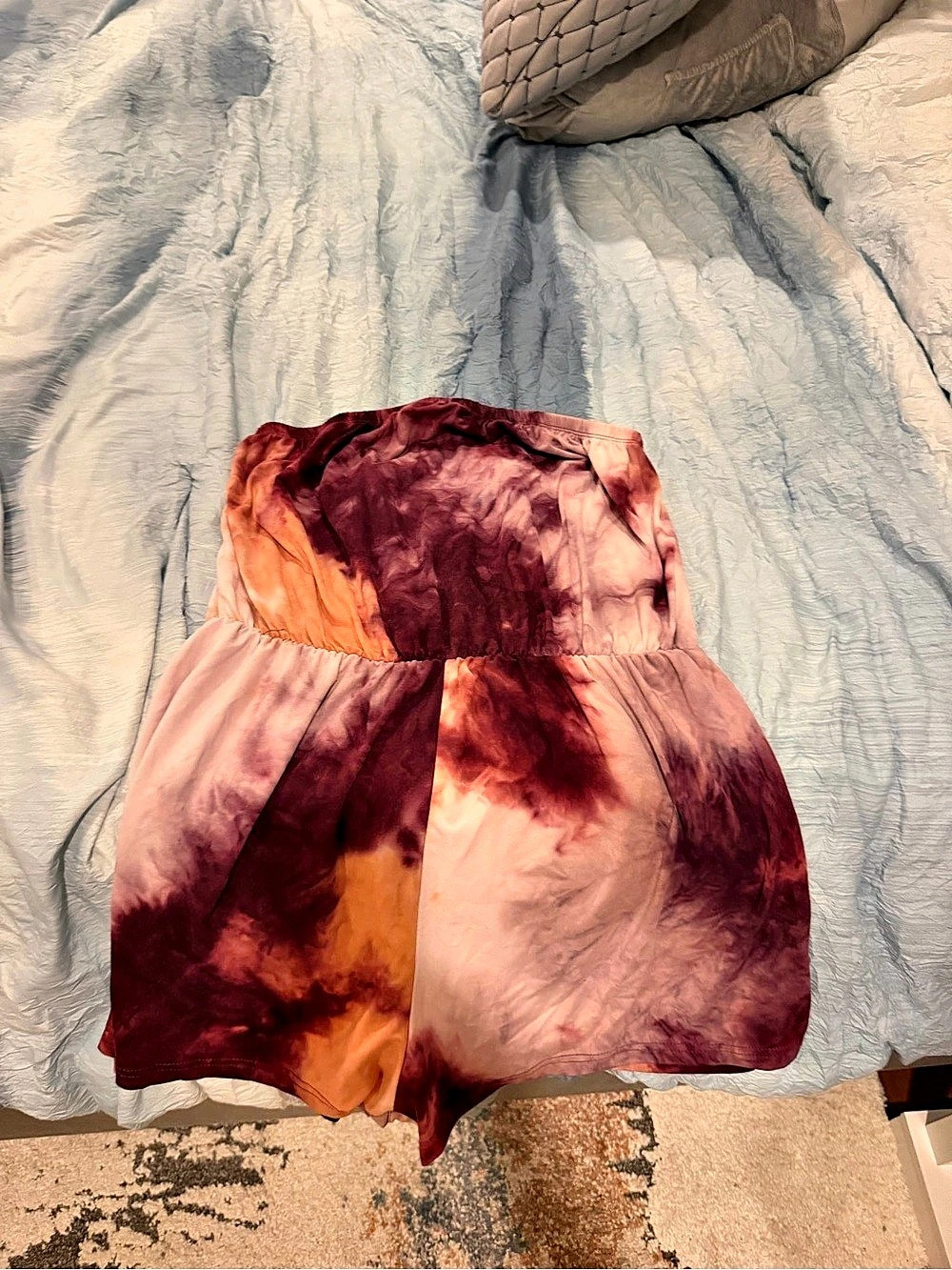 Tie-Dye Mini Dress in Pink & Purple Like New
